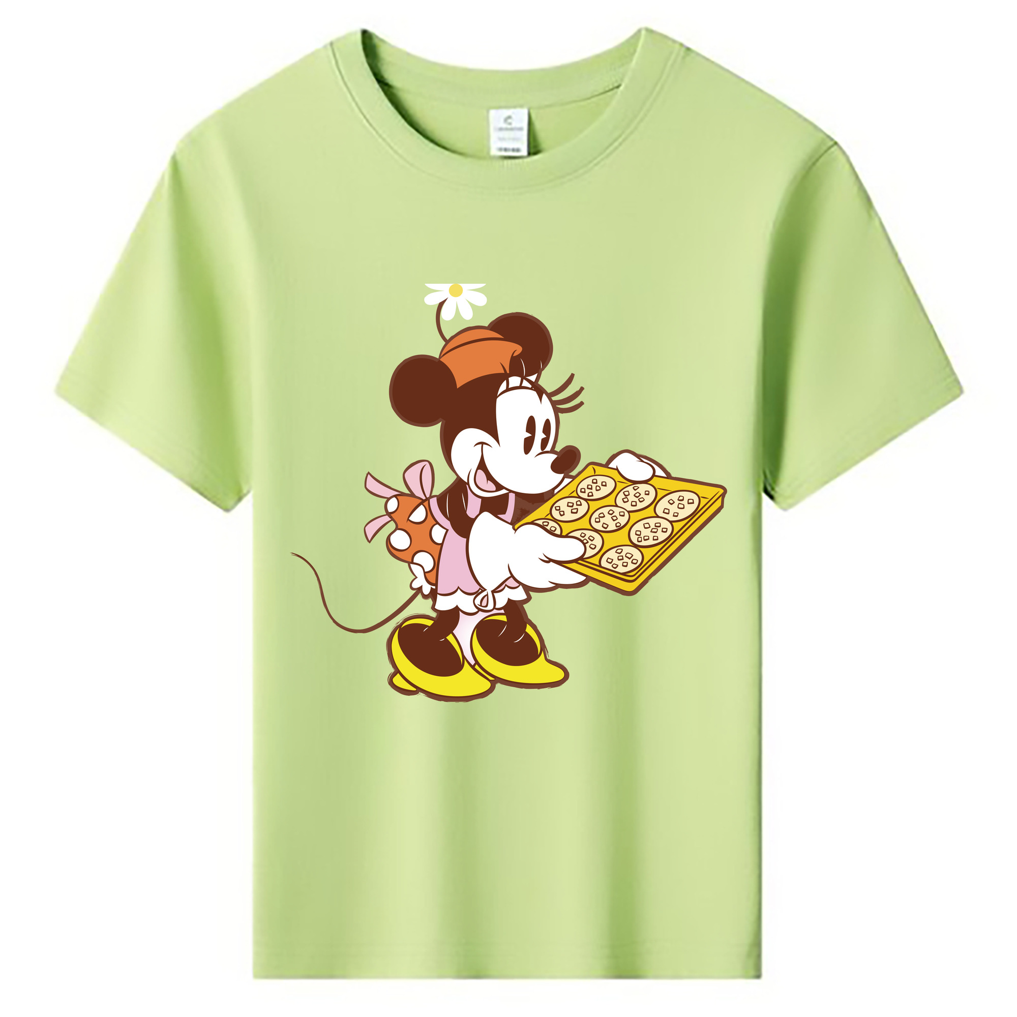 ミッキーマウス Mickey Mouse 綿100％キッズTシャツ（フロントプリント）